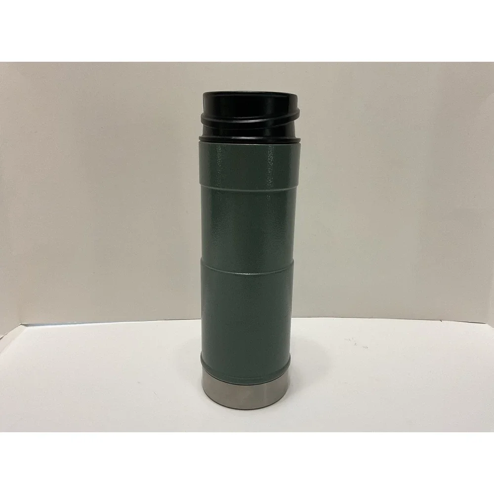 Stanley Classic Trigger Action Travel Mug 16oz Hammertone Green Stainless Steel - Picture 2 of 8